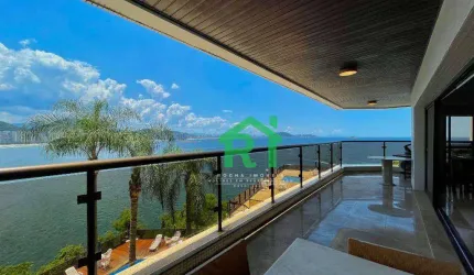 Apartamento Frente Mar, 4 Dormitórios (4 Suítes), 3 Vagas, Lazer, Jardim Astúrias, Guarujá/SP