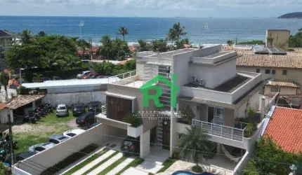 Casa com 5 dormitórios à venda, 384 m² por R$ 4.000.000,00 - Tombo - Guarujá/SP