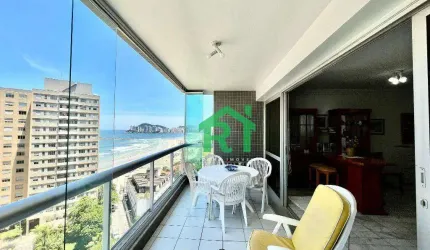 Apartamento com 3 dormitórios, 183 m² - venda por R$ 1.300.000,00 ou aluguel por R$ 8.000,00/mês - Pitangueiras - Guarujá/SP