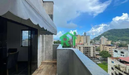 Cobertura á venda na Praia do Tombo | Rocha Imóveis Guarujá