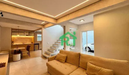 Village com 2 dormitórios à venda, 126 m² por R$ 820.000,00 - Tombo - Guarujá/SP