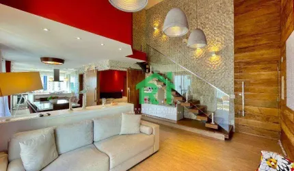 Apartamento Duplex à venda com 4 Dormitórios na Praia das Astúrias - Guarujá/SP