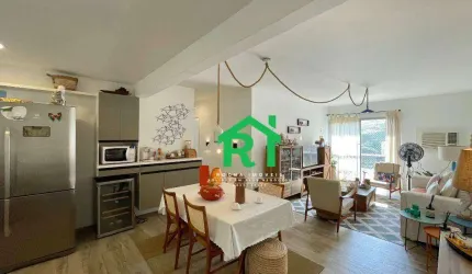 Apartamento com 3 Quartos (1 Suíte), 2 Vagas, Lazer, Praia das Pitangueiras, Guarujá.
