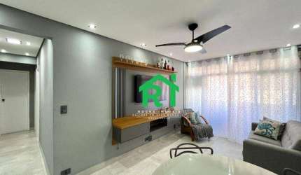 Apartamento Reformado, 2 Quartos, 1 Vaga, Jardim Astúrias, Guarujá/SP
