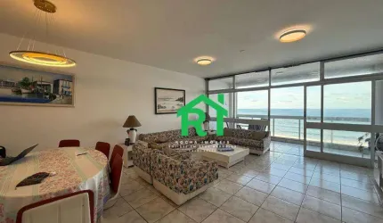 Apartamento com 3 dormitórios para alugar, 181 m² por R$ 6.000,00/mês - Pitangueiras - Guarujá/SP