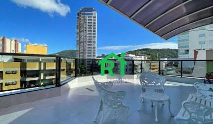 Cobertura com 5 Dormitórios (2 Suítes), Vista a Mar, 3 Vagas, Enseada, Guarujá/SP