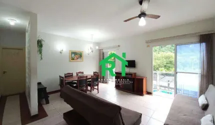 Apartamento à beira mar com 2 Dormitórios, 2 sacadas, 1 vaga - Enseada - Guarujá/SP