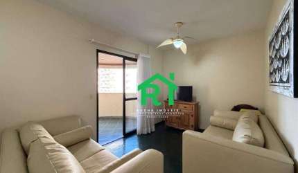 Apartamento a poucos metros da praia com 2 dormitorios (1 suite), 2 vagas, Pitangueiras, Guaruja/SP