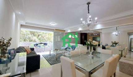 Apartamento com 2 dormitórios para alugar, 110 m² por R$ 4.500,00/mês - Pitangueiras - Guarujá/SP