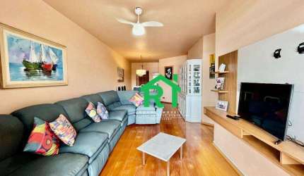 Apartamento com 3 dormitórios à venda, 95 m² por R$ 680.000 - Enseada - Guarujá/SP