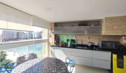 Apartamento Frente Mar, 3 Dormitórios,(2 Suítes) 2 Vagas, Área de Lazer, Astúrias, Guarujá/SP