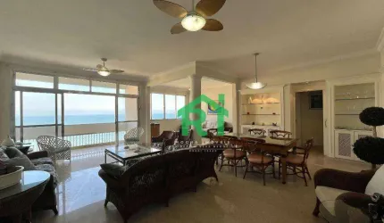 Apartamento com Vista Mar, 4 Dormitórios (2 Suítes), 1 Vaga, Pitangueiras, Guarujá/SP