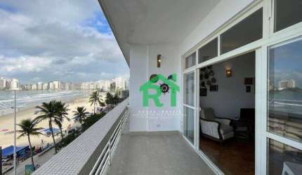 Apartamento Frente Mar, 2 dormitórios, 1 Vaga, - Pitangueiras - Guarujá/SP