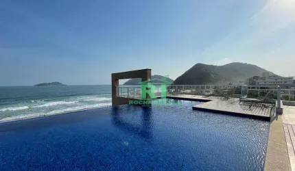 Apartamento com 3 dormitórios à venda, 122 m² por R$ 1.600.000,00 - Tombo - Guarujá/SP
