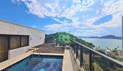 Cobertura com 4 dormitórios à venda, 230 m² por R$ 1.200.000,00 - Enseada - Guarujá/SP