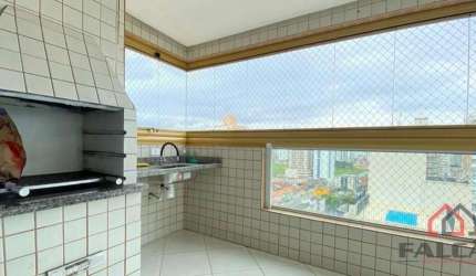 Apartamento com 3 quartos à venda na Rua Carlos Martiniano de Andrade Bitencourt, 193, Aviação, Praia Grande por R$ 800.000