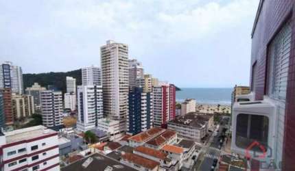 Apartamento com 4 quartos à venda na Rua Joaquim Teixeira de Carvalho, 255, Canto do Forte, Praia Grande por R$ 1.200.000
