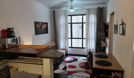 Apartamento com 1 quarto à venda na Rua da Constituição, 604, Itararé, São Vicente por R$ 195.000