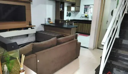 Casa em condomínio fechado com 2 quartos à venda na Rua Morvan Dias de Figueiredo, 185, Vila Voturua, São Vicente por R$ 350.000