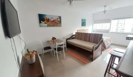 Kitnet / Stúdio para alugar na Avenida Marechal Floriano Peixoto, 120, Gonzaga, Santos por R$ 3.000