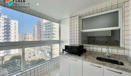 Apartamento com 2 dormitórios à venda, 70 m² por R$ 480.000,00 - Vila Guilhermina - Praia Grande/SP