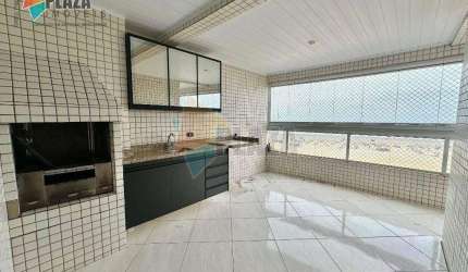 Apartamento com 3 dormitórios para alugar, 143 m² por R$ 6.500,00/mês - Boqueirão - Praia Grande/SP