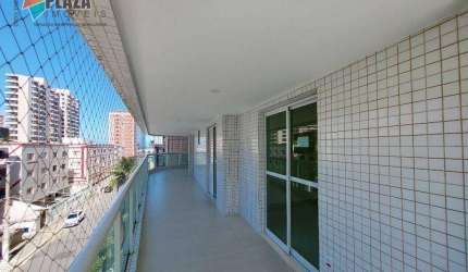 Apartamento com 3 dormitórios para alugar, 162 m² por R$ 5.600,00/mês - Tupi - Praia Grande/SP
