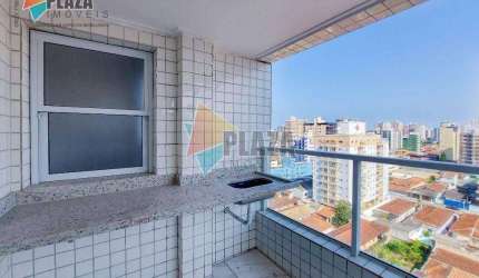 Apartamento 2 dormitórios com 1 suíte à venda, 62 m² por R$ 530.000 - Vila Guilhermina - Praia Grande/SP