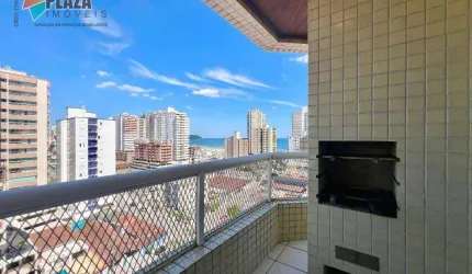 Apartamento com 3 dormitórios à venda, 108 m² por R$ 650.000,00 - Aviação - Praia Grande/SP