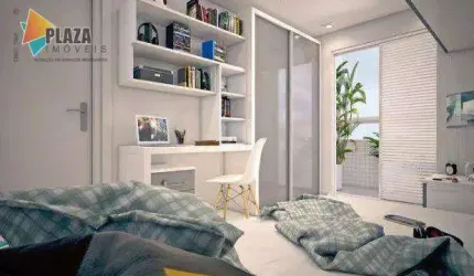 Apartamento com 2 dormitórios à venda, 73 m² por R$ 503.427,45 - Maracanã - Praia Grande/SP