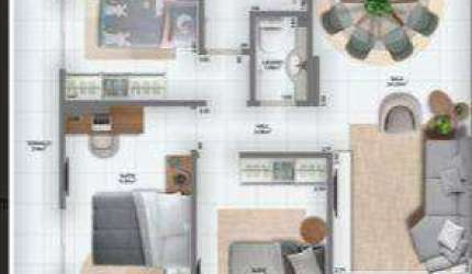 Apartamento à venda, 115 m² por R$ 1.279.900,00 - Vila Guilhermina - Praia Grande/SP