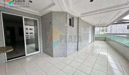 Apartamento com 3 dormitórios para alugar, 170 m² por R$ 5.600,00/mês - Tupi - Praia Grande/SP