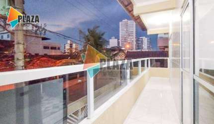 Casa de 3 dormitórios à venda, 63 m² por R$ 385.000 - Vila Assunção - Praia Grande/SP