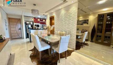 Apartamento com 3 dormitórios para alugar, 130 m² por R$ 8.500,00/mês - Canto do Forte - Praia Grande/SP