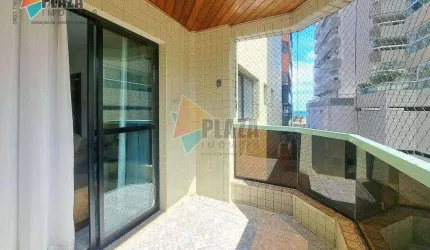 Apartamento com 2 dormitórios para alugar, 90 m² por R$ 3.900,00/mês - Canto do Forte - Praia Grande/SP