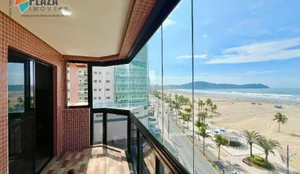 Apartamento para alugar, 133 m² por R$ 5.000,00/mês - Vila Guilhermina - Praia Grande/SP