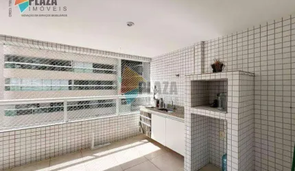 Apartamento com 3 dormitórios para alugar, 117 m² por R$ 4.900,00/mês - Canto do Forte - Praia Grande/SP
