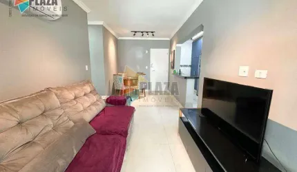 Apartamento com 2 dormitórios para alugar, 86 m² por R$ 5.000,00/mês - Canto do Forte - Praia Grande/SP