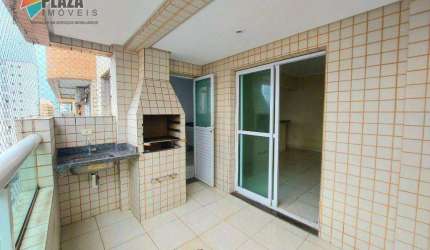 Apartamento com 2 dormitórios para alugar, 78 m² por R$ 3.300,00/mês - Aviação - Praia Grande/SP