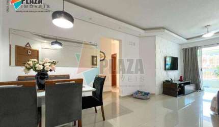 Apartamento com 3 dormitórios à venda, 124 m² por R$ 870.000,00 - Canto do Forte - Praia Grande/SP
