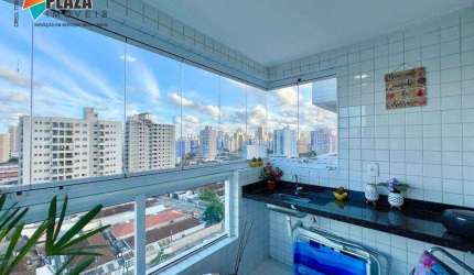 Apartamento com 1 dormitório à venda, 52 m² por R$ 360.000,00 - Aviação - Praia Grande/SP