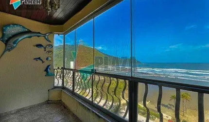 Apartamento Duplex com 4 dormitórios para alugar, 403 m² por R$ 8.000,02/mês - Canto do Forte - Praia Grande/SP