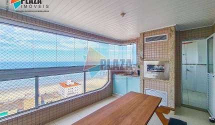Apartamento 3 dormitórios com 3 suítes à venda, 135 m² por R$ 949.000 - Aviação - Praia Grande/SP