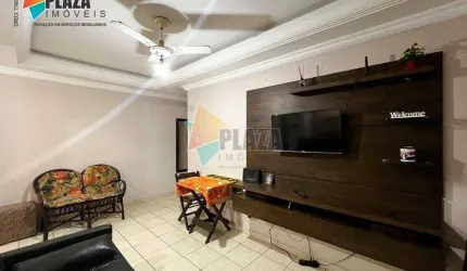 Apartamento com 1 dormitório para alugar, 53 m² por R$ 2.150,00/mês - Aviação - Praia Grande/SP