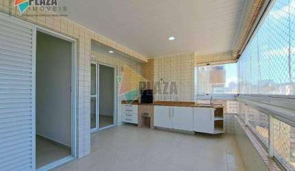 Apartamento com 3 dormitórios à venda, 143 m² por R$ 1.590.000,00 - Canto do Forte - Praia Grande/SP