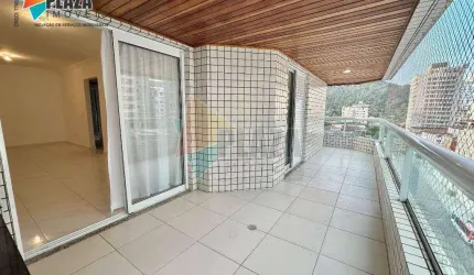 Apartamento com 3 dormitórios para alugar, 105 m² por R$ 5.500,00/mês - Canto do Forte - Praia Grande/SP