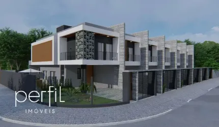 Imperdível sobrado à venda em Joinville-SC, bairro Glória: 3 quartos, 1 suíte, 3 salas, 2 banheiros, 2 vagas, 146,14 m²