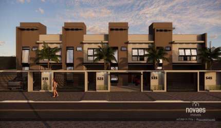 Sobrado com 3 dormitórios à venda, 101 m² por R$ 760.000,00 - Glória - Joinville/SC