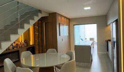 Sobrado de Luxo com 3 suítes à venda, 160 m² por R$ 1.340.000 - Atiradores - Joinville/SC