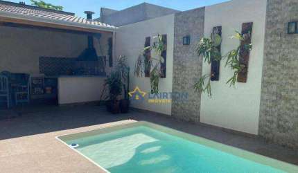 Sobrado à Venda no Jardim Maristela, Atibaia/SP – 4 Suítes, Piscina, Espaço Gourmet – 213 m²
